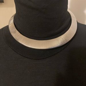 AMRITA SINGH statement necklace in silver metal